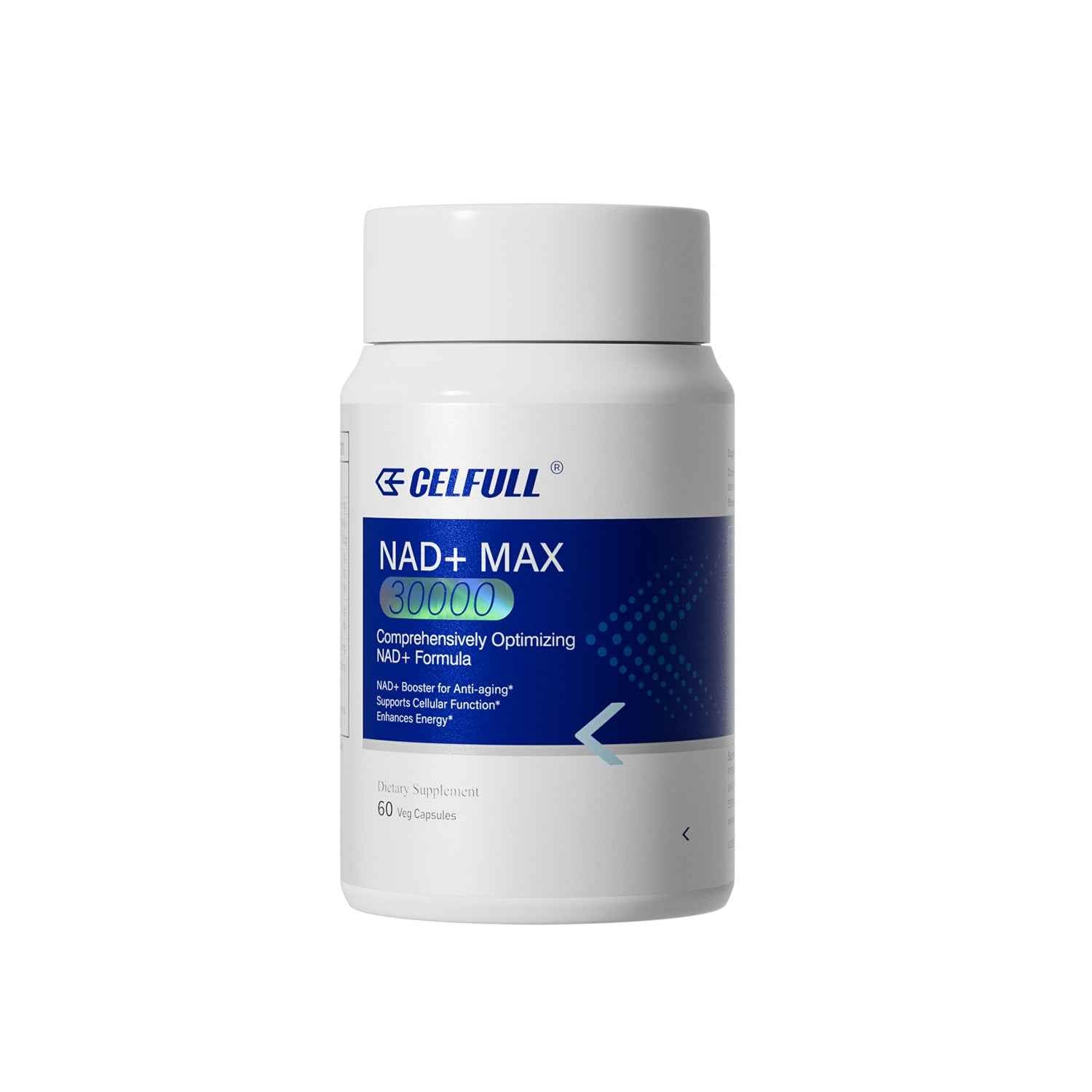 CELFULL NAD+ MAX 30000 NAD+ Supplement for Immune Support Anti-Aging Boost Brain Cognition & Chronic Fatigue Supplements