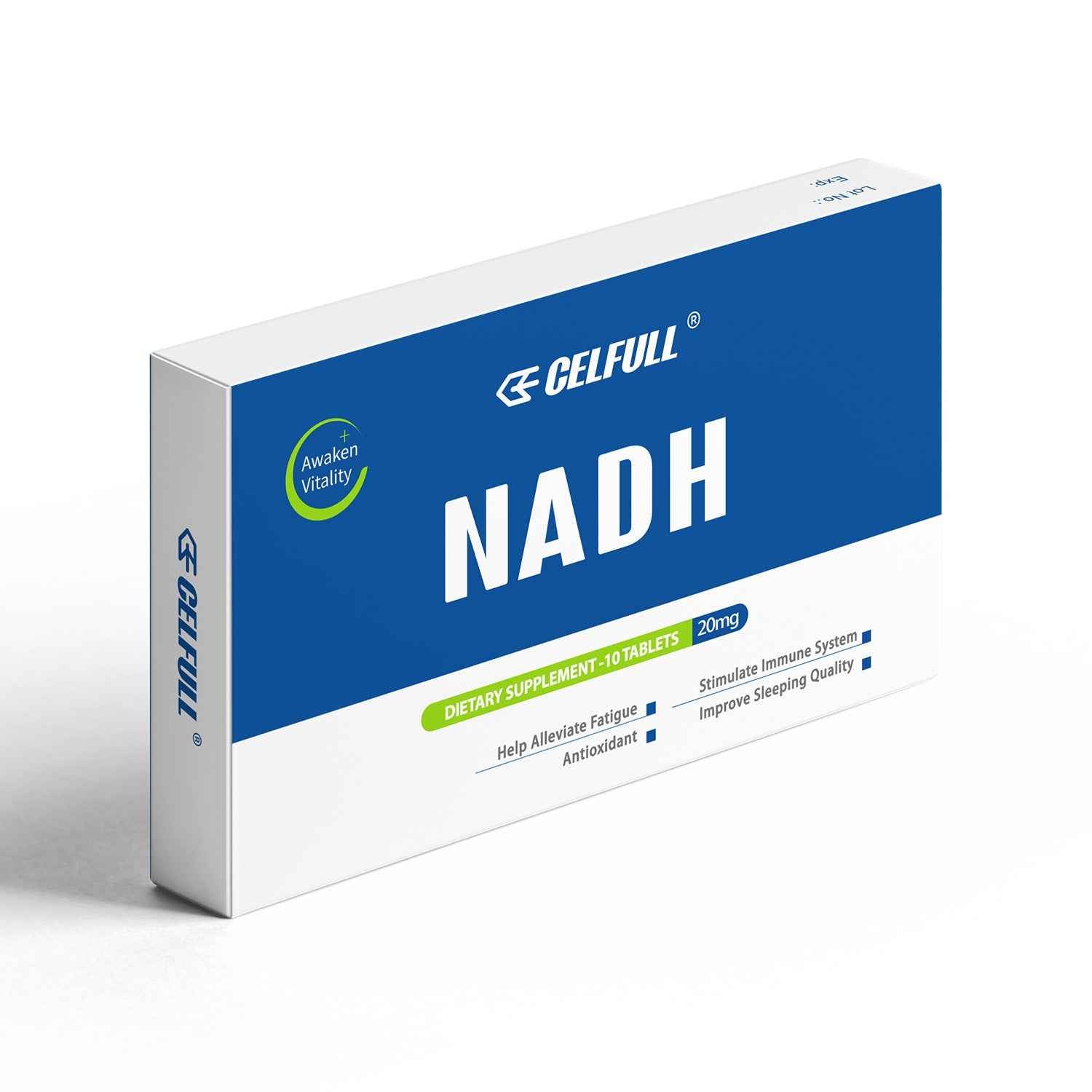 CELFULL NADH Immune Support Supplements, Boost Energy NAD+ Levels Anti-Aging for Women and Men