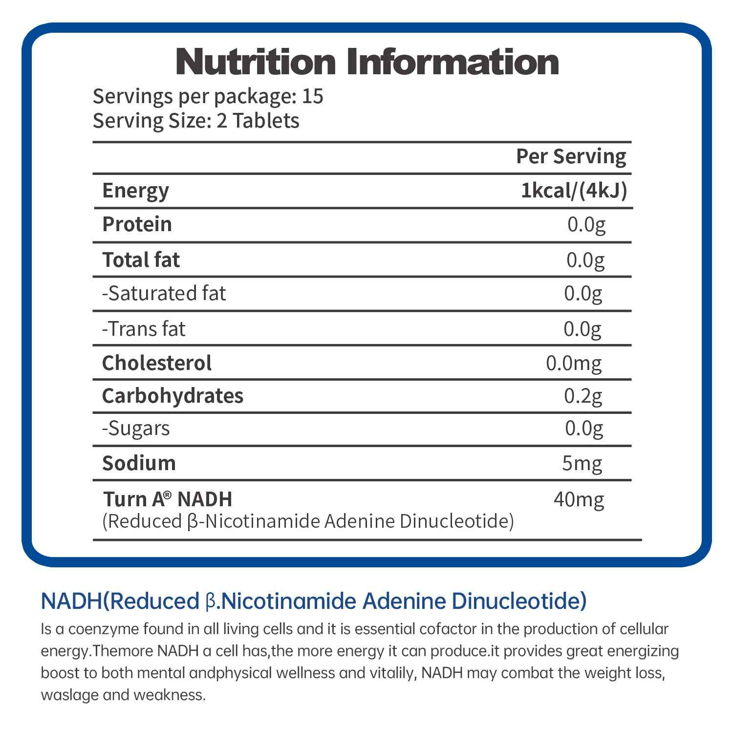 CELFULL NADH Supplement Enchance NMN Alternative NAD+ Supplement for Immune Support Anti-Aging Boost Brain Cognition & Chronic Fatigue Supplements